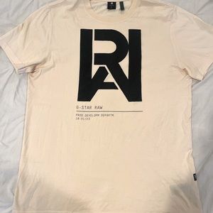 GStar Raw Men’s Ecru T-Shirt- L